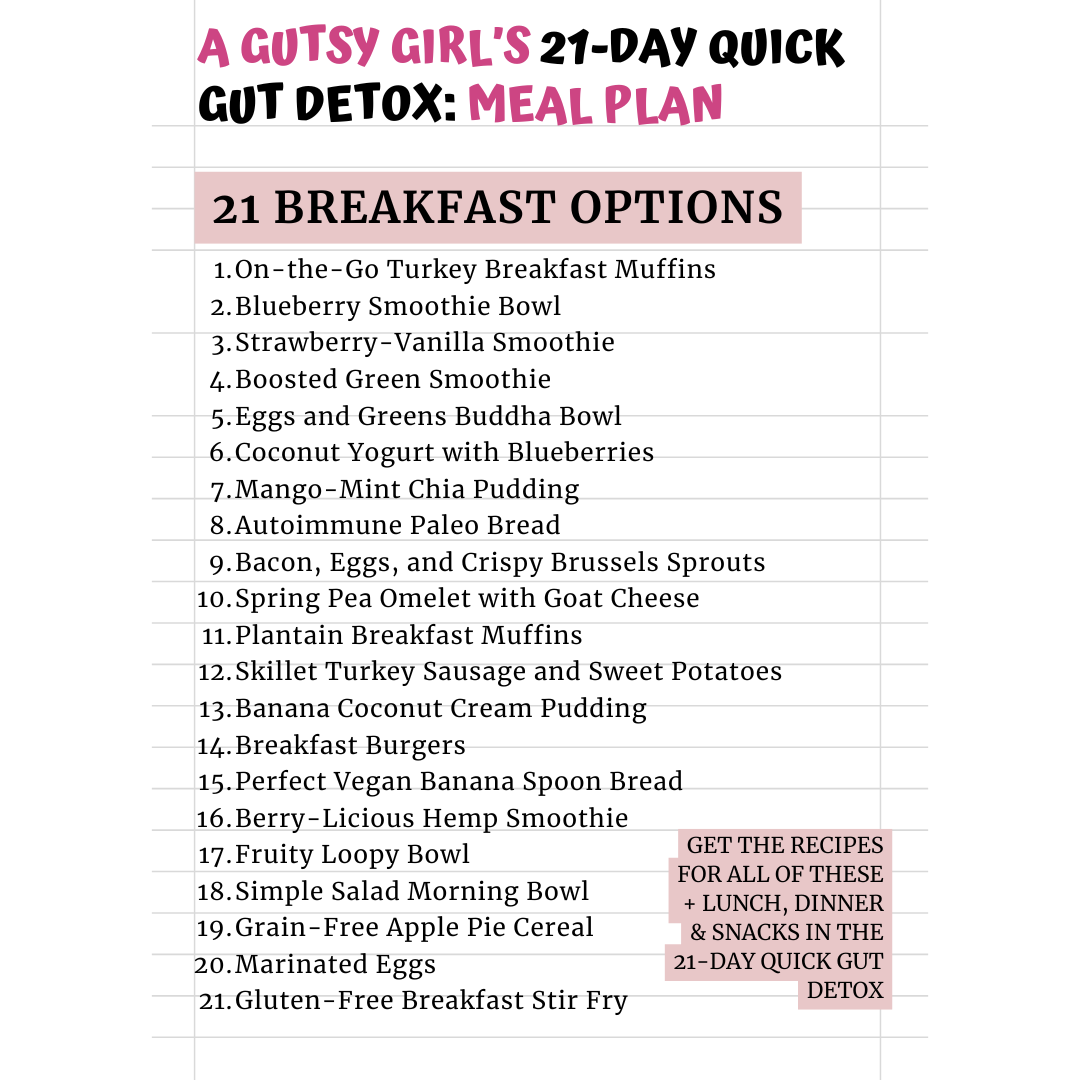 21-Day Quick Gut Detox